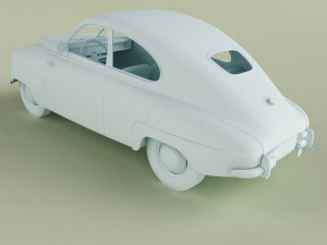 saab 92 3D Model