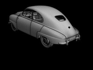 saab 92 3D Model