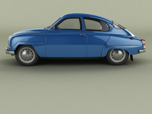 saab 96 3D-Modell
