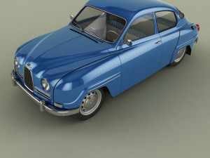 saab 96 3D-Modell
