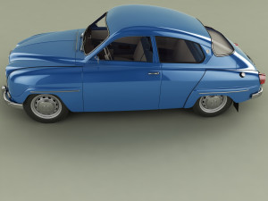saab 96 3D-Modell