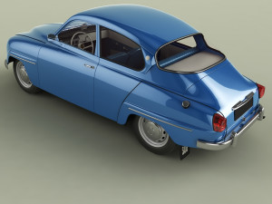 saab 96 3D-Modell