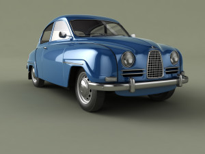 saab 96 3D-Modell