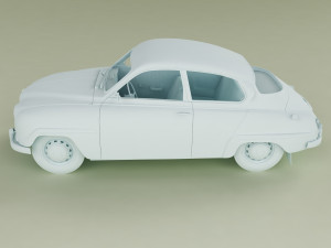 saab 96 3D-Modell