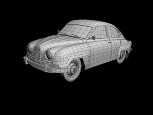 saab 96 3D-Modell