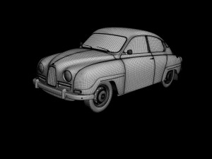 saab 96 3D-Modell