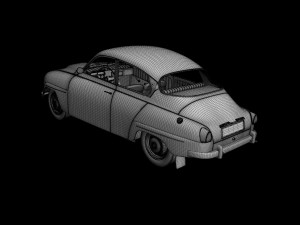 saab 96 3D-Modell