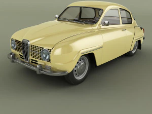 saab96 1965 3D Model