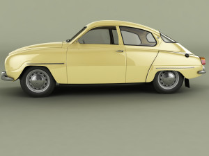saab 96 1965 Modelo 3D