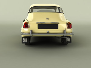 saab 96 1965 Modelo 3D