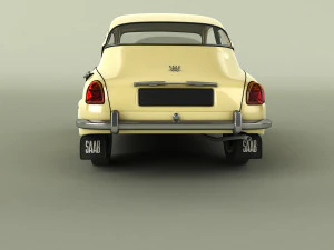 saab 96 1965 3D Model