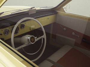 saab 96 1965 Modelo 3D