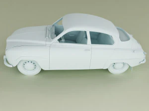 saab 96 1965 3D Model