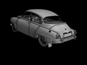 saab 96 1965 Modelo 3D