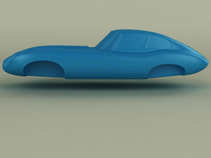 jaguar e-type Modelo de Impressão 3D