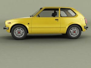 Honda Civic mk1 3D Модель