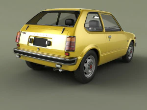 Honda Civic mk1 3D Model