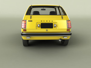 Honda Civic mk1 3D Модель