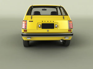 Honda Civic mk1 3D Model