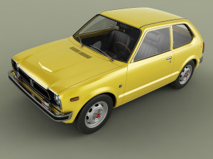 Honda Civic mk1 3D Модель