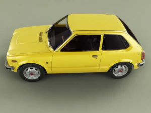 Honda Civic mk1 3D Model