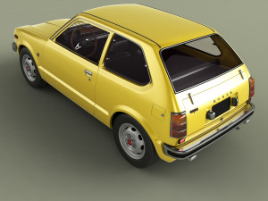 Honda Civic mk1 3D Модель