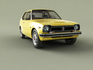 Honda Civic mk1 3D Model