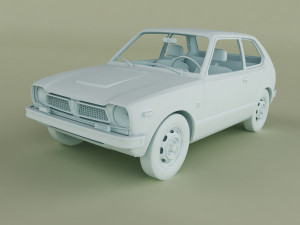 Honda Civic mk1 3D Модель