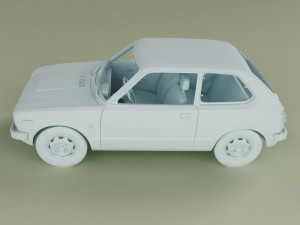 Honda Civic mk1 3D Модель