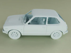 Honda Civic mk1 3D Model