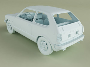 Honda Civic mk1 3D Модель