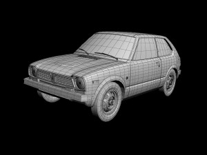 Honda Civic mk1 3D Модель