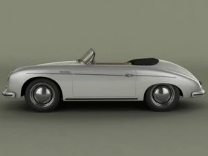 porsche 356a speedster 1957 3D Model