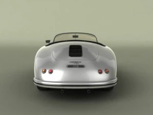 porsche 356a speedster 1957 3D Model