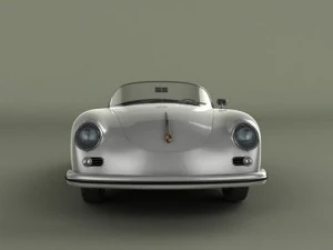 porsche 356a speedster 1957 3D Model