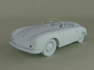 porsche 356a speedster 1957 3D मॉडल