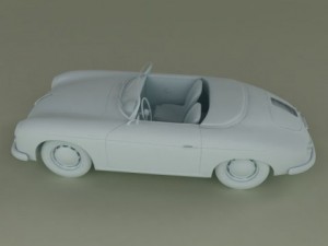 porsche 356a speedster 1957 3D मॉडल