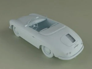 porsche 356a speedster 1957 3D Model