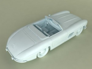 mercedesbenz 300sl convertible 3D 模型