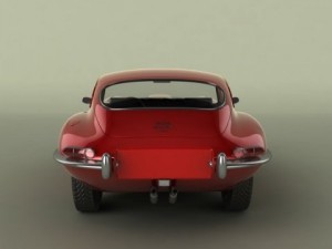 jaguar e type coupe 3D 모델