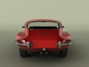 jaguar e type coupe 3D Model