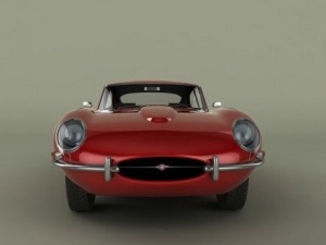 jaguar e type coupe 3D 모델