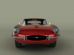 jaguar e type coupe 3D Model