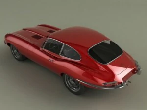 jaguar e type coupe 3D Model
