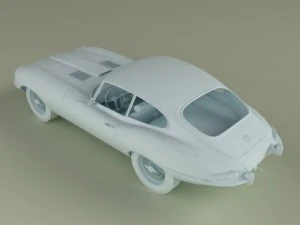jaguar e type coupe 3D Model