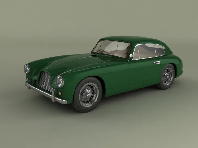 aston martin db24 mk1 3D Model .c4d .max .obj .3ds .fbx .stl .blend 