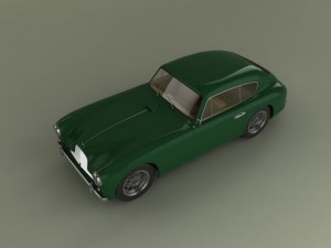 aston martin db24 mk1 Model 3D