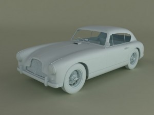 aston martin db24 mk1 Model 3D