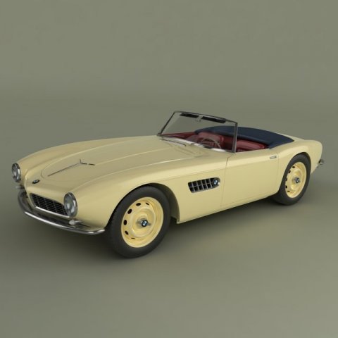 bmw 507 roadster Modèle 3D .c4d .max .obj .3ds .fbx .stl .blend 