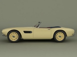 bmw 507 roadster Modèle 3D